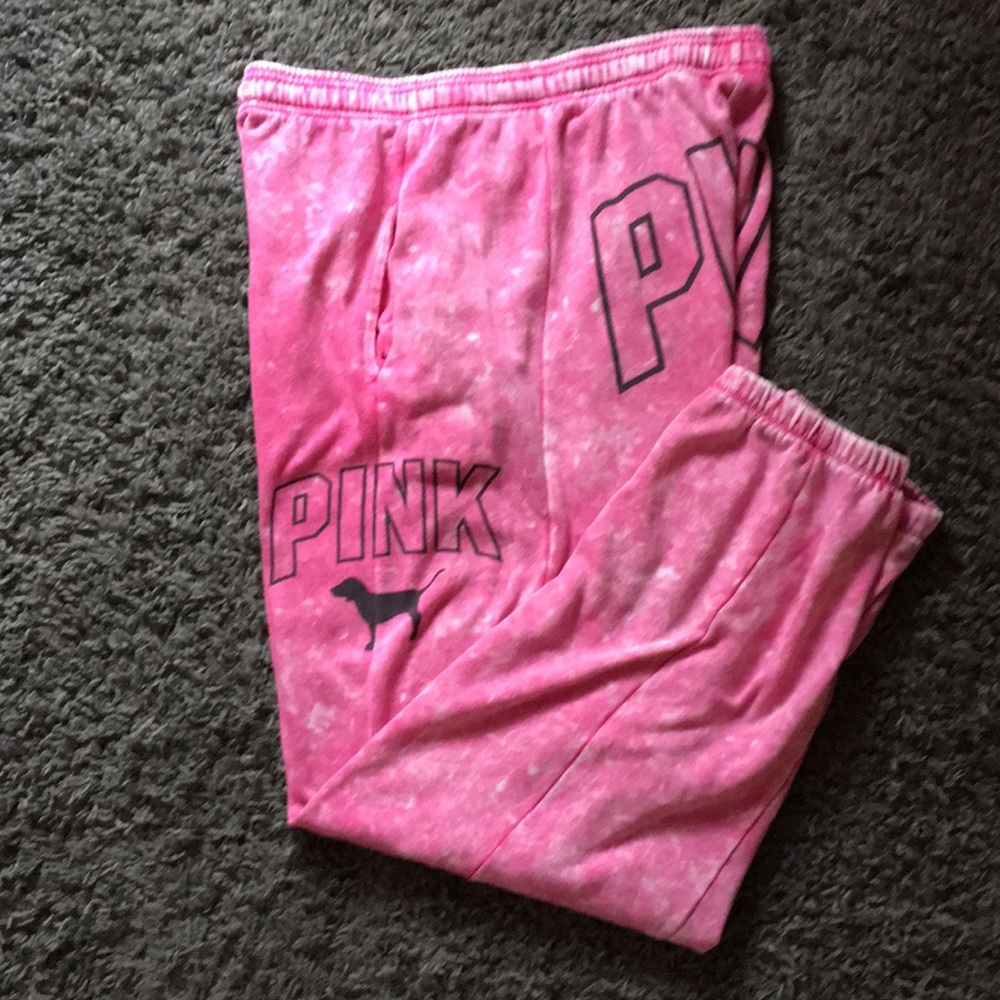 Vs Pink 🌸SALE🌸distressed sweats